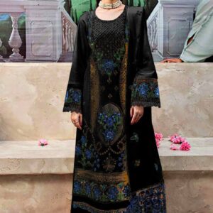 BLACK LOVER NEW ARRIVAL PUMA LAWN CHIKANKARI JAZMIN