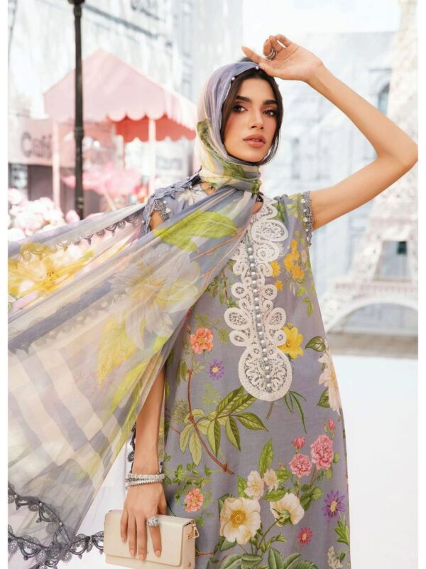 NEW ARRIVAL LUXCURY LAWN CHIKANKARI MARIAB B - Image 3