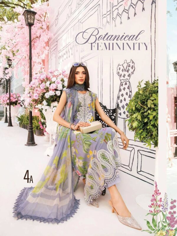 NEW ARRIVAL LUXCURY LAWN CHIKANKARI MARIAB B
