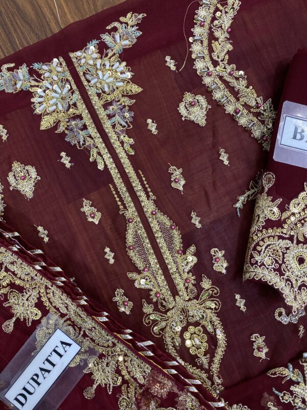 Wedding Chiffion Dress - Image 4