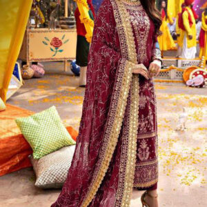 ASIM JOFA LUXURY EMBROIDERED CHIFFON