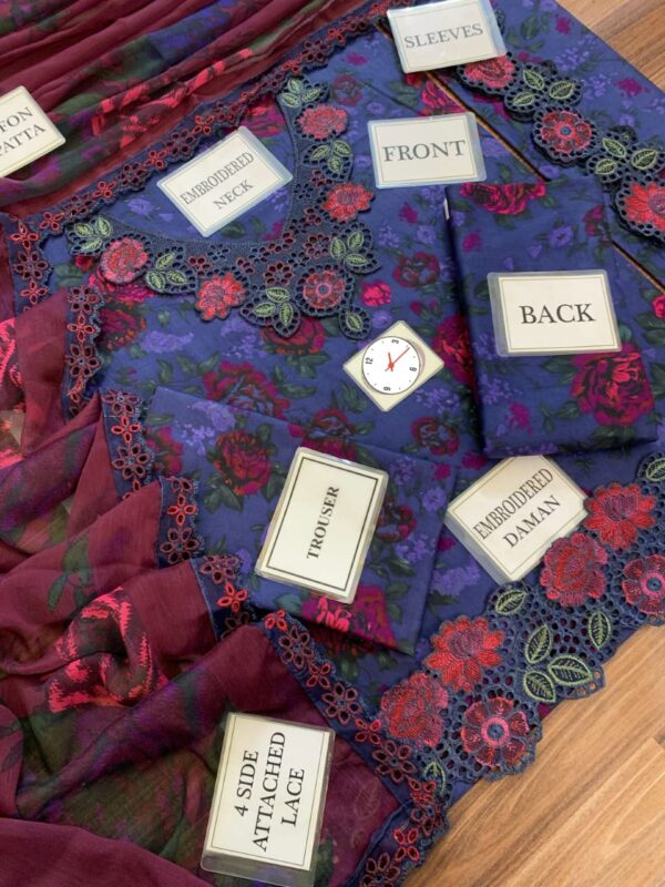 Premium Lawn Chikankari IZNIK - Image 7