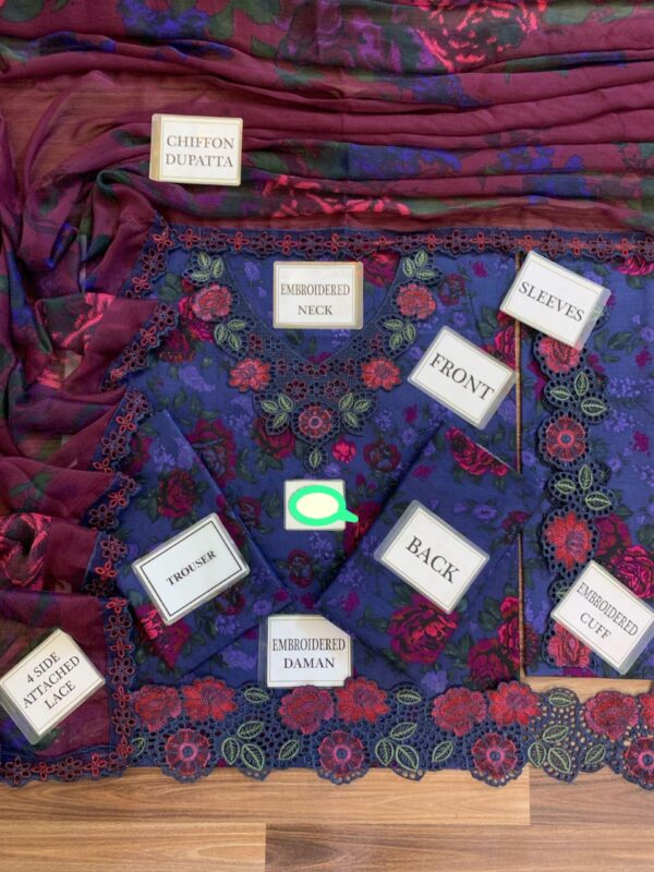 Premium Lawn Chikankari IZNIK - Image 6