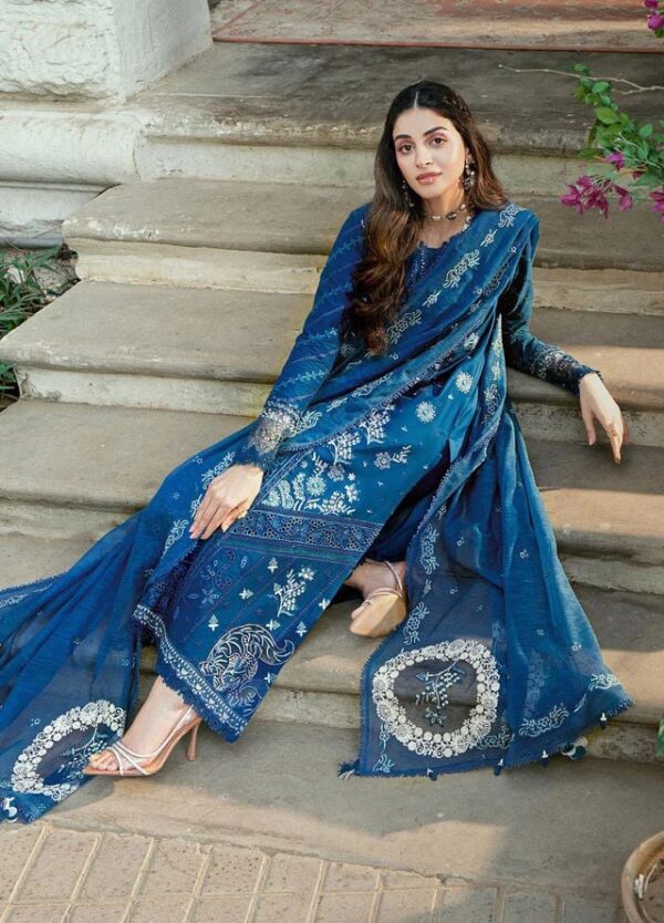 PRIMIUM LAWN MOST HIT ARTICAL QALAMKAR CHIKANKARI - Image 5