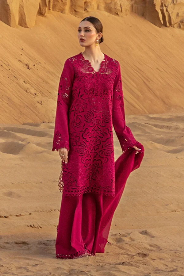 RANGRASIYA COTTON LAWN CHIKANKARI - Image 2