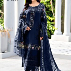 COTTON LAWN CHIKANKARI BRAND NAME MUSLIM BOTIUQUE 2 COLOURE