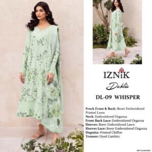 Premium Lawn Chikankari INZIK