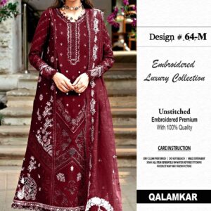 PRIUMIUM LAWN QALAMKAR CHIKANKARI COLLECTION