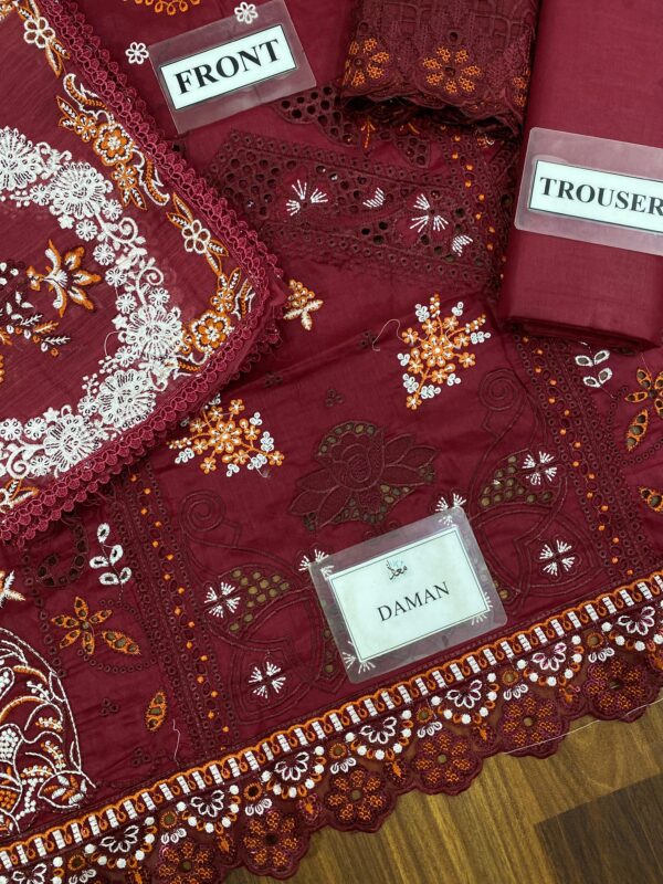 PRIUMIUM LAWN QALAMKAR CHIKANKARI COLLECTION - Image 6