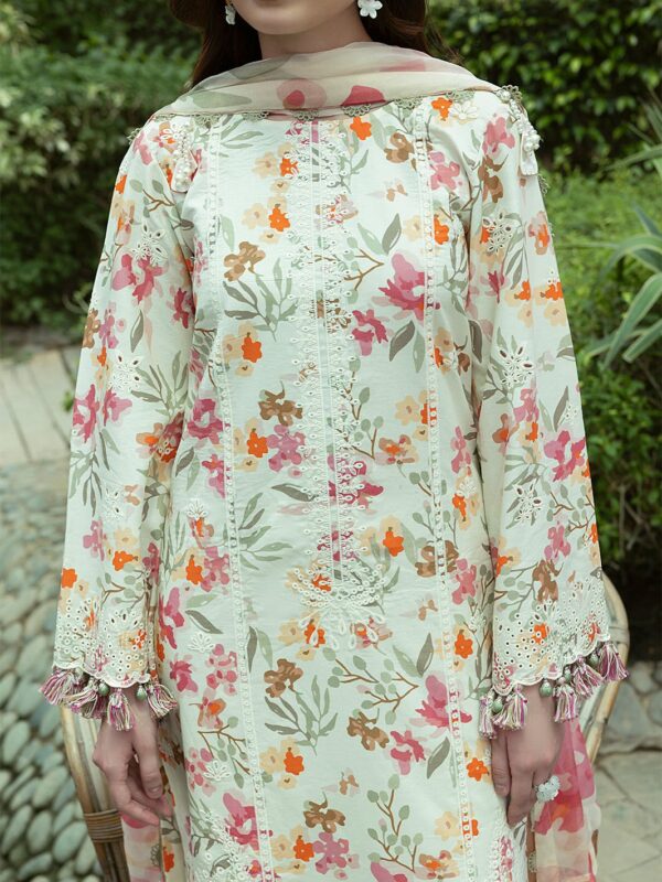 IZEL PRIMIUM LAWN CHIKANKARI ARTICAL - Image 5
