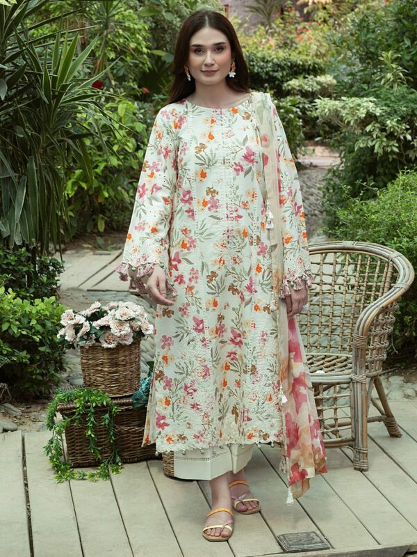 IZEL PRIMIUM LAWN CHIKANKARI ARTICAL - Image 2