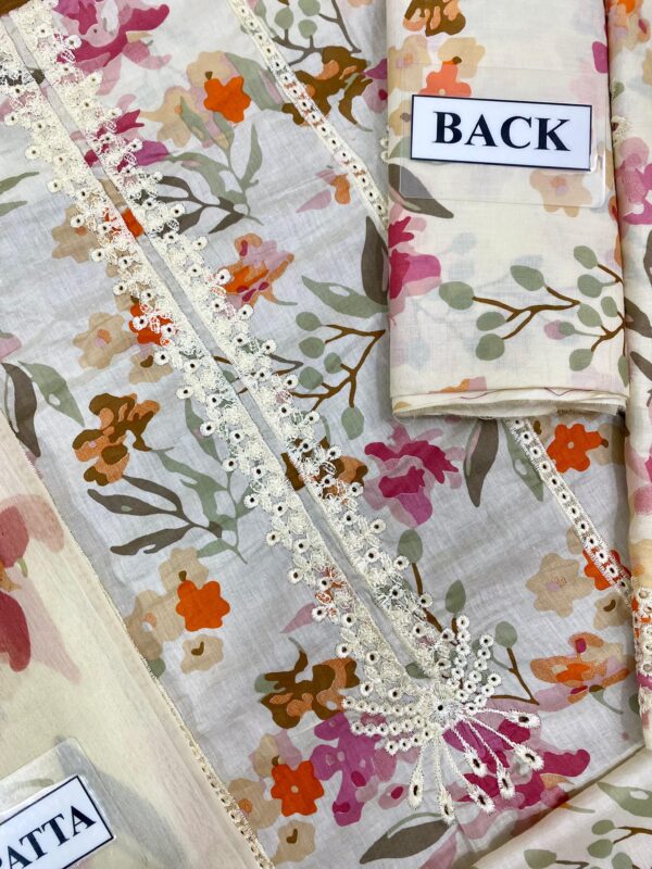 IZEL PRIMIUM LAWN CHIKANKARI ARTICAL - Image 8