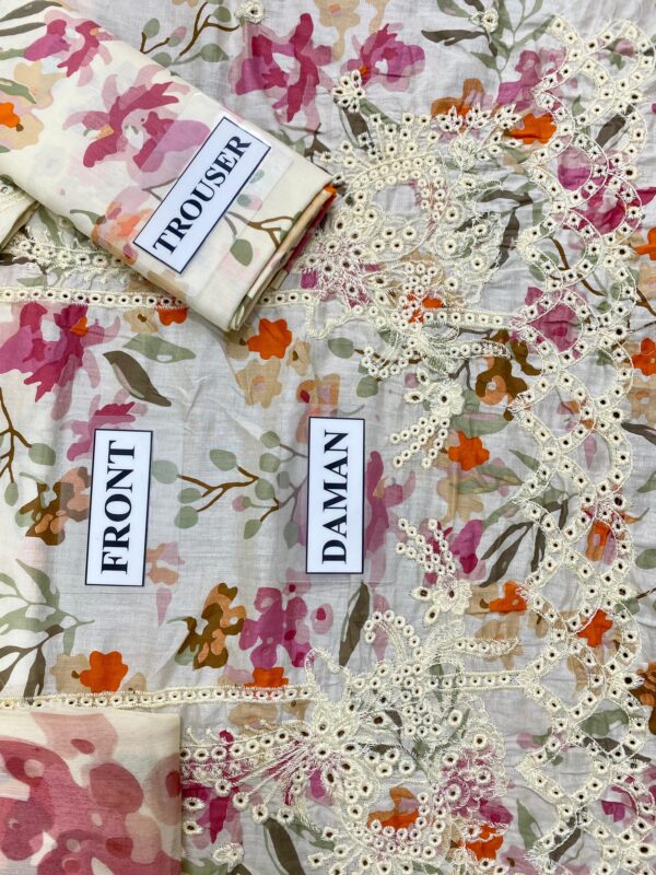 IZEL PRIMIUM LAWN CHIKANKARI ARTICAL - Image 10
