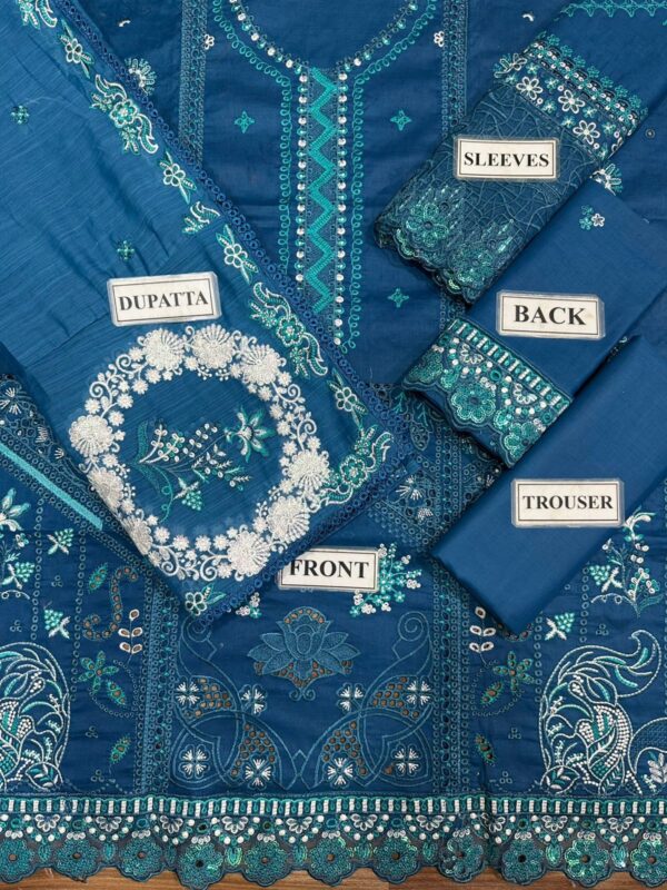 PRIMIUM LAWN MOST HIT ARTICAL QALAMKAR CHIKANKARI - Image 7