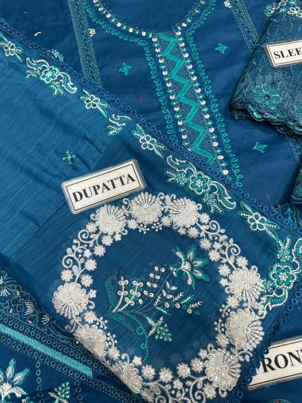 PRIMIUM LAWN MOST HIT ARTICAL QALAMKAR CHIKANKARI - Image 10