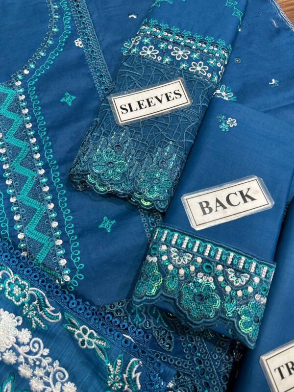 PRIMIUM LAWN MOST HIT ARTICAL QALAMKAR CHIKANKARI - Image 8