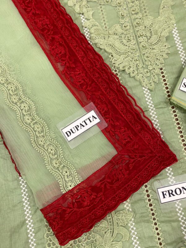 Experience the elegance of the Crimson X Lawn Cotton Dress - Image 10