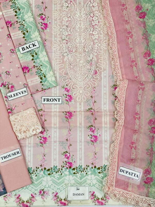 ELAF LAWN COLLECTION New Arrival – Design ETS-01A - Image 6
