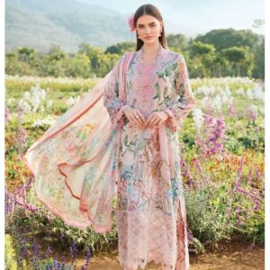 NEW ARRIVAL PRIMIUM LAWN CHIKANKARI 2 COLOURE