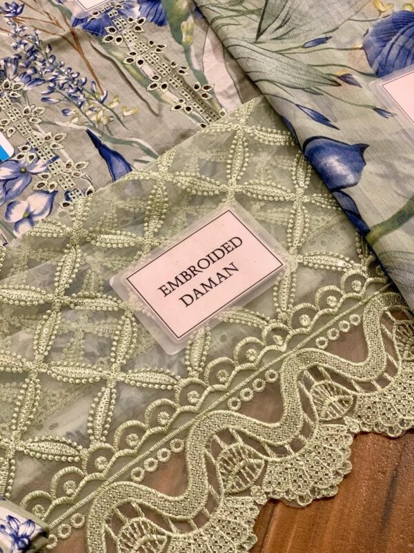 NEW ARRIVAL PRIMIUM LAWN CHIKANKARI 2 COLOURE - Image 7