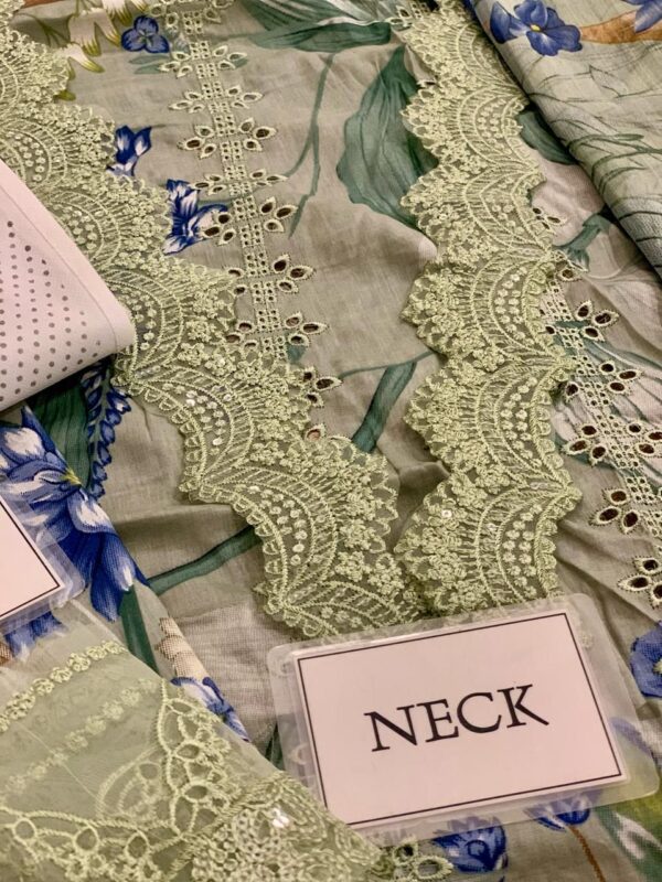 NEW ARRIVAL PRIMIUM LAWN CHIKANKARI 2 COLOURE - Image 8