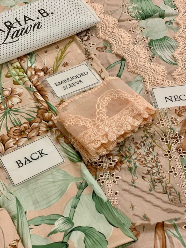NEW ARRIVAL PRIMIUM LAWN CHIKANKARI 2 COLOURE - Image 4