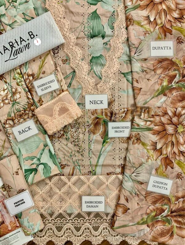 NEW ARRIVAL PRIMIUM LAWN CHIKANKARI 2 COLOURE - Image 2