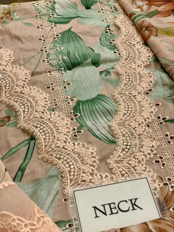 NEW ARRIVAL PRIMIUM LAWN CHIKANKARI 2 COLOURE - Image 3