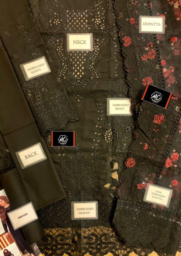 NEW ARRIVAL PRIMIUM LAWN CHIKANKARI NURH - Image 5