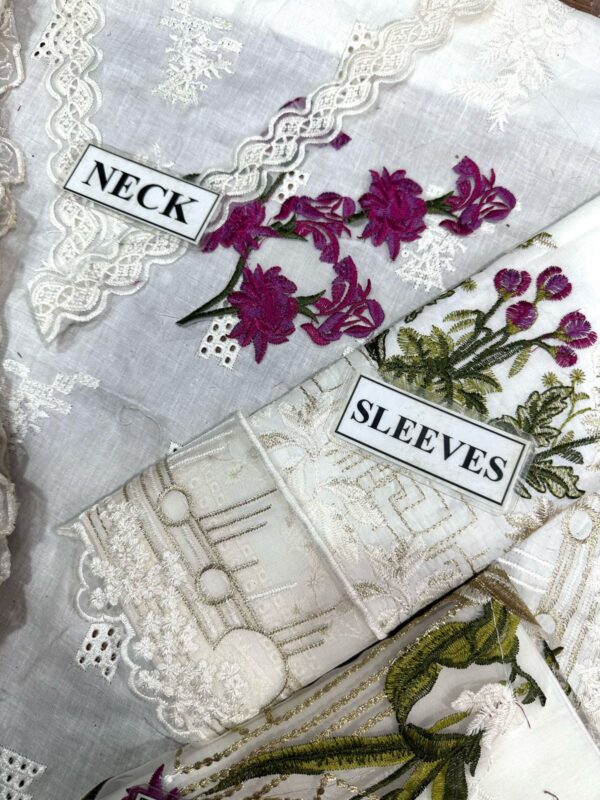 Elaf Festive Chikankari Collection'22 EFC#06-A Crystal - Image 6