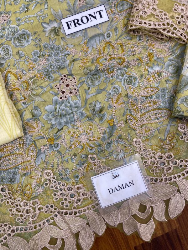 Iznik Festive Luxcury Lawn Chikankari - Image 7