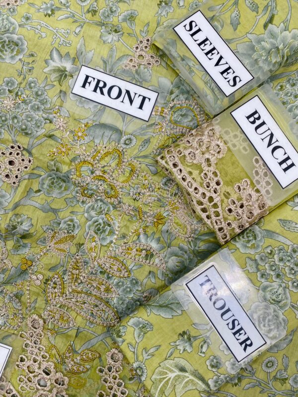 Iznik Festive Luxcury Lawn Chikankari - Image 6
