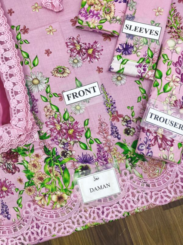 NEW ARRIVAL MARIA B LAWN EMBRODAIRY DUPPTA - Image 6