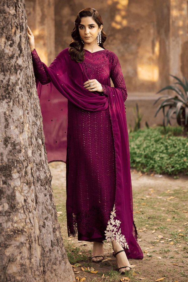 WERING BY MAYA ALI BRAND NAME AZURE CHIFFION COLLECTION