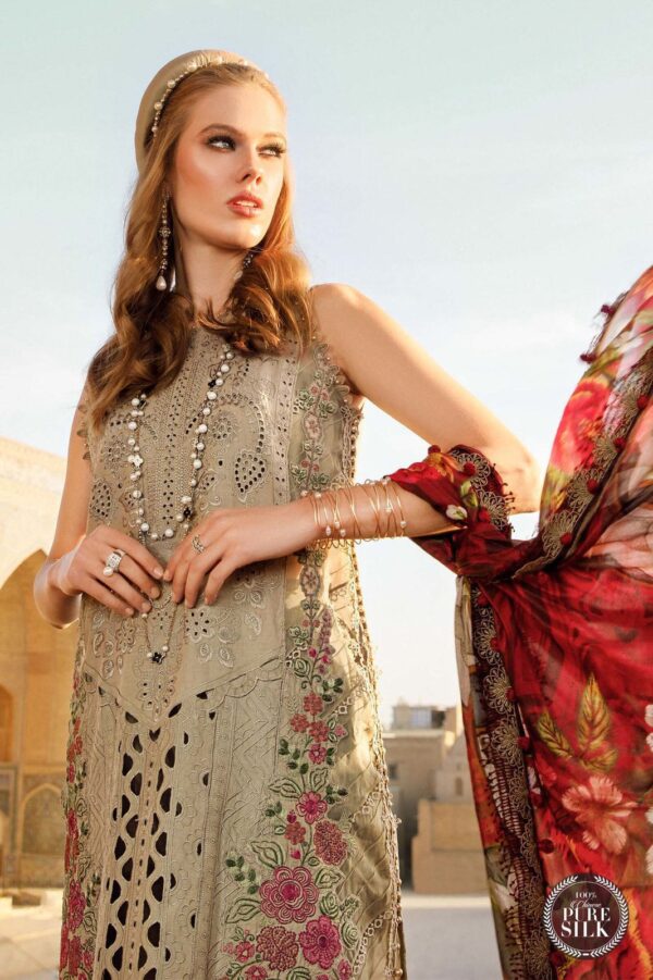 NEW ARRIVAL MARIA B LAWN COLLECTION CHIKANKARI - Image 3