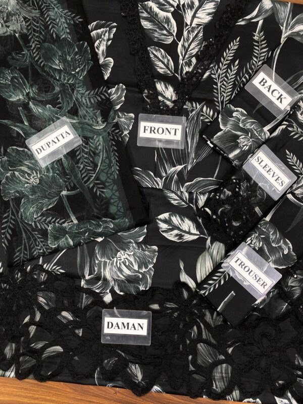 BLACK LOVER PRIMIUM LAWN MARIA B - Image 2