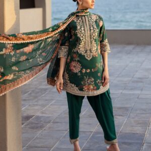 ZAIANAB CHOTANI NEW LAWN DRESS CHIFFION DUPPTTA