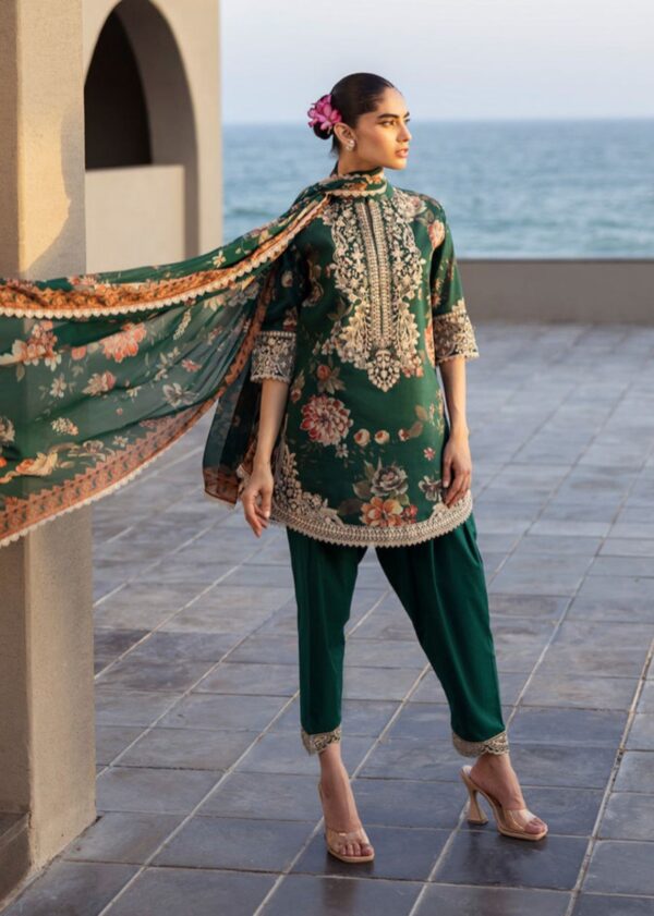 ZAIANAB CHOTANI NEW LAWN DRESS CHIFFION DUPPTTA
