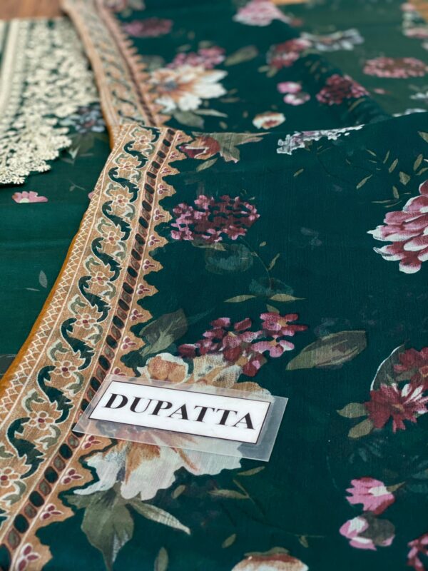 ZAIANAB CHOTANI NEW LAWN DRESS CHIFFION DUPPTTA - Image 7