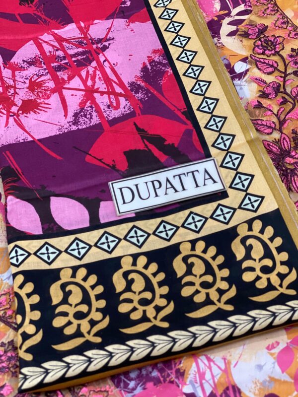 IMROZIA LAWN WITH LAWN DUPPTTA - Image 6