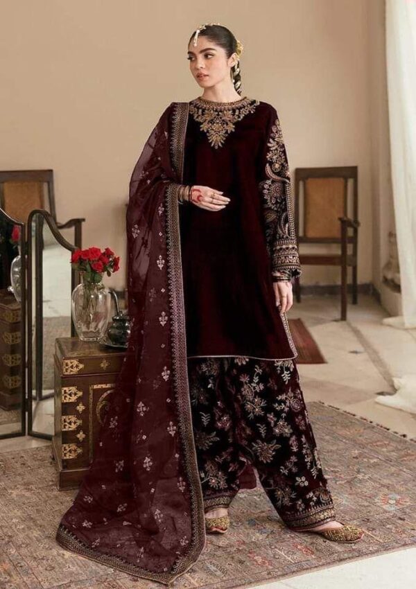 2 COLOURE Baroque Jazmin Velvet Wedding Collection- - Image 2