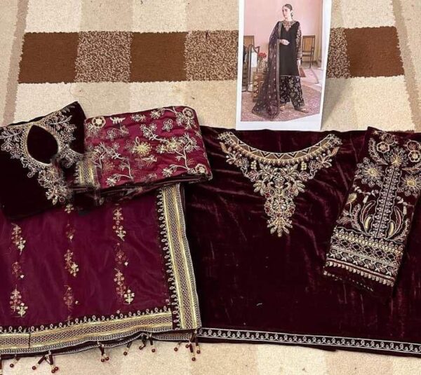 2 COLOURE Baroque Jazmin Velvet Wedding Collection- - Image 5