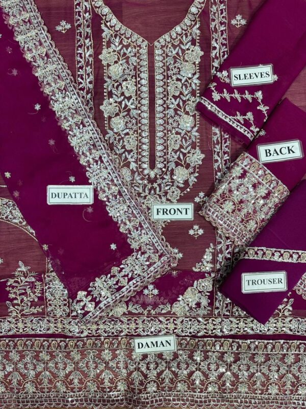 NEW ARRIVAL ASIM JOFA CHIFFION FABRIC - Image 2