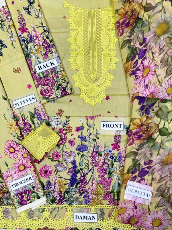 NEW ARRIVAL MARIA B LAWN FABRIC - Image 2