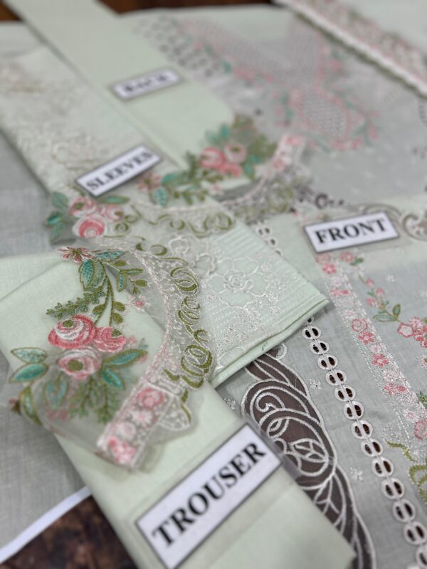 NEW ARRIVAL BIN ILYAS LAWN COTTON CHIKANKARI - Image 9