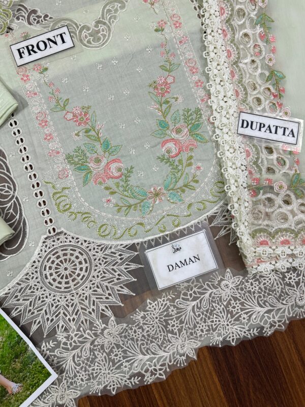 NEW ARRIVAL BIN ILYAS LAWN COTTON CHIKANKARI - Image 5