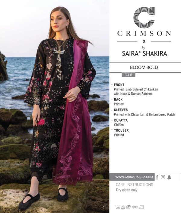 CRIMSON BY SAIRA SHAKIRA  Code:- BLOOM BOLD