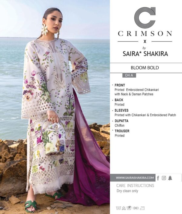 CRIMSON BY SAIRA SHAKIRA  Code:- BLOOM BOLD