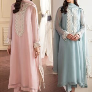 2 COLOURE BAROOQUE CHIFFION COLLECTION