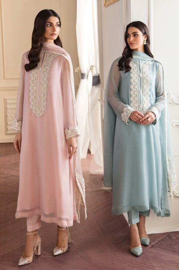 2 COLOURE BAROOQUE CHIFFION COLLECTION